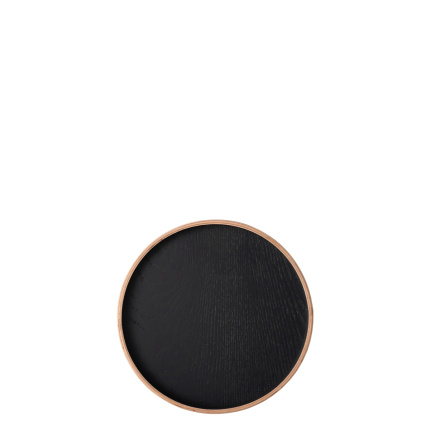 Okrúhly podnos Ø 22 cm, H: 3.5 cm – Elements Wood Wengue