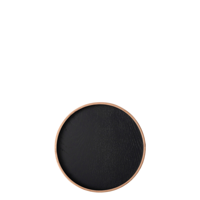 Okrúhly podnos Ø 22 cm, H: 3.5 cm – Elements Wood Wengue