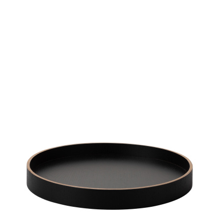 Okrúhly podnos Ø 30 cm, H: 3.5 cm – Elements Wood Wengue