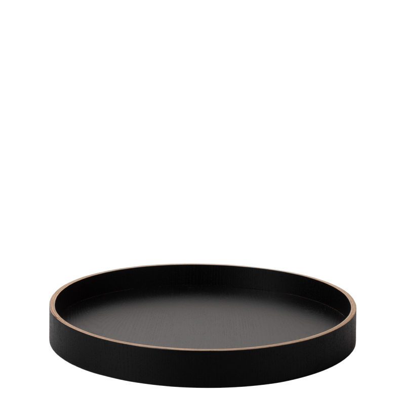 Okrúhly podnos Ø 30 cm, H: 3.5 cm – Elements Wood Wengue