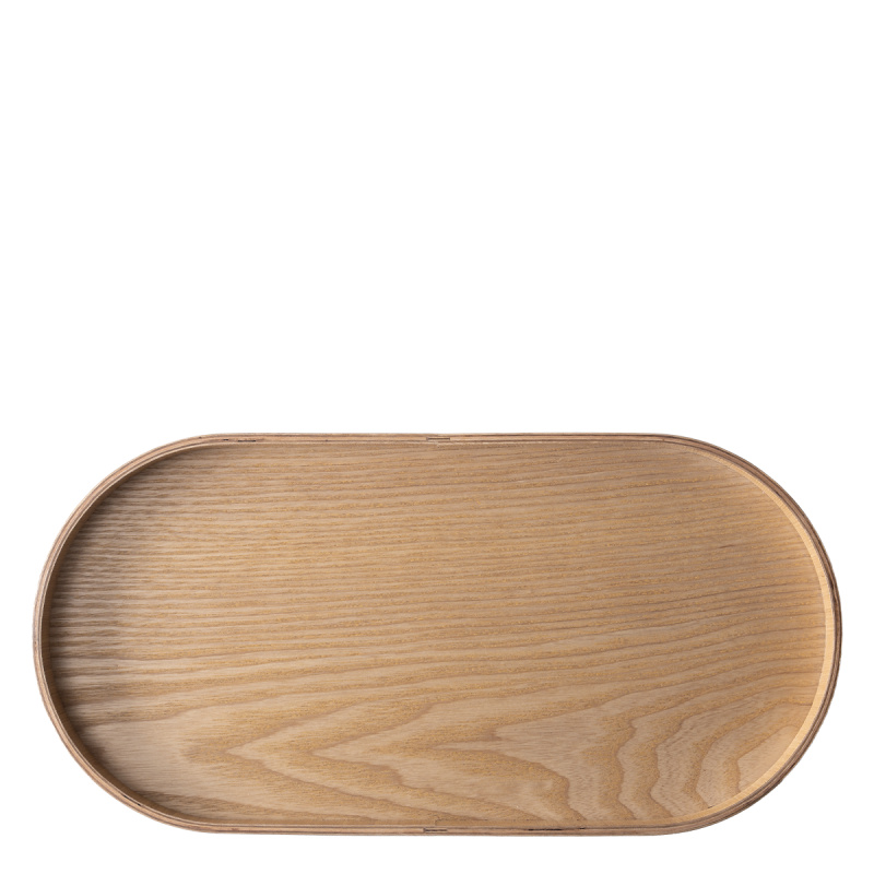 Oválny podnos 40 x 20 x 3 cm – Elements Wood jaseň