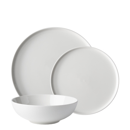 Set tanierov 12 ks — Fine Dining White