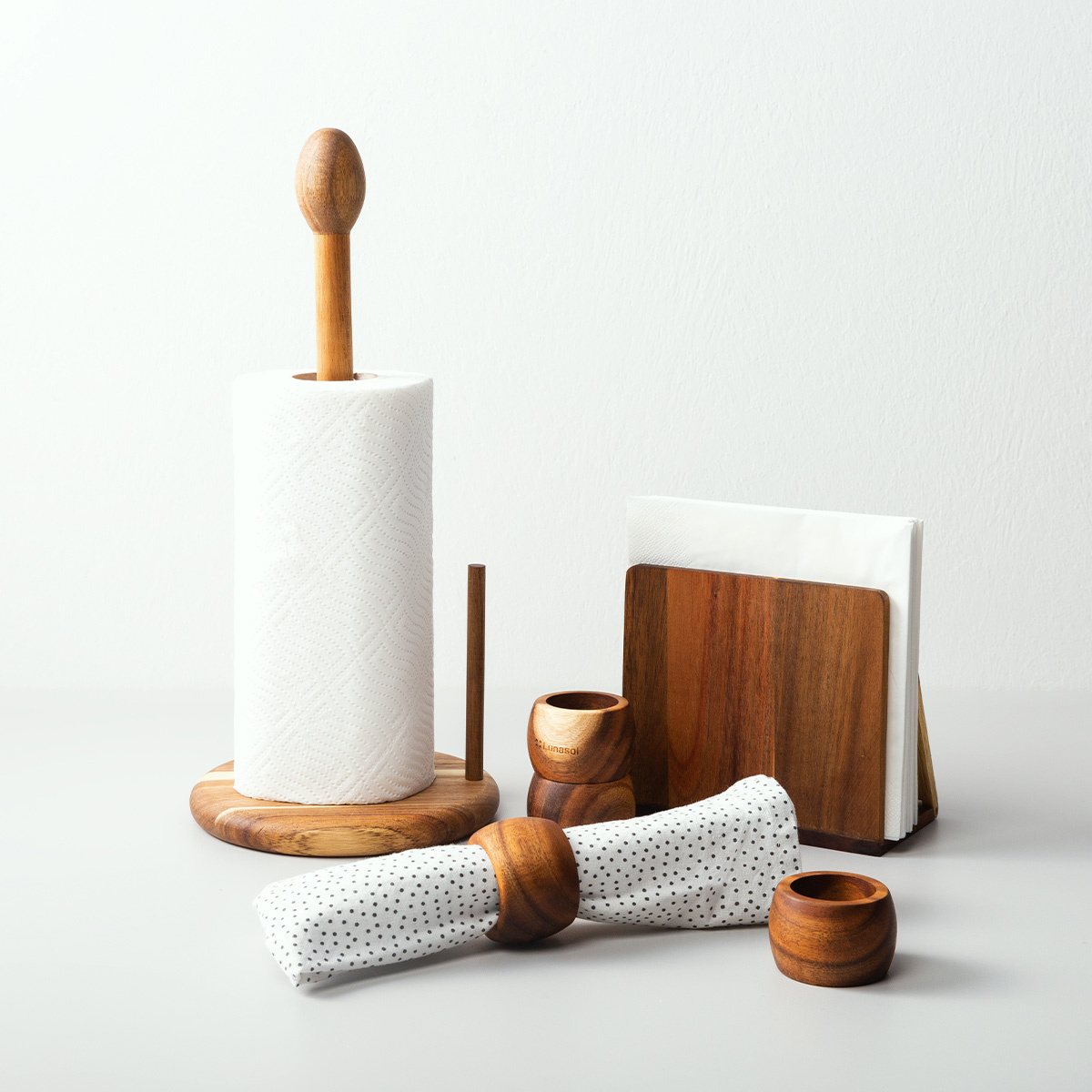 Stojan na servítky Agát 15,2 x 8,9 cm - FLOW Wooden