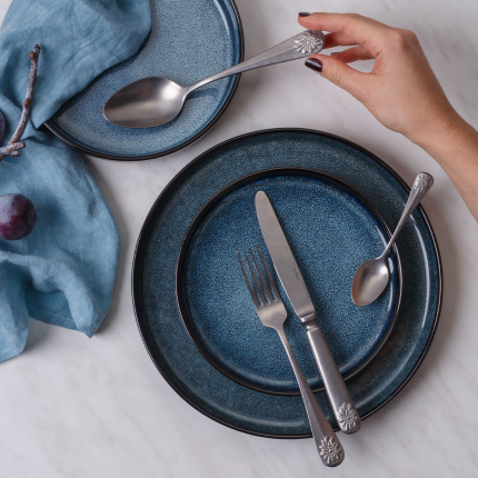 Príborový set 24 ks - Baguette Vintage Plesnivec matný