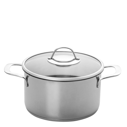 Hrniec so sklenenou pokrievkou ø 24 cm | Orion Inox