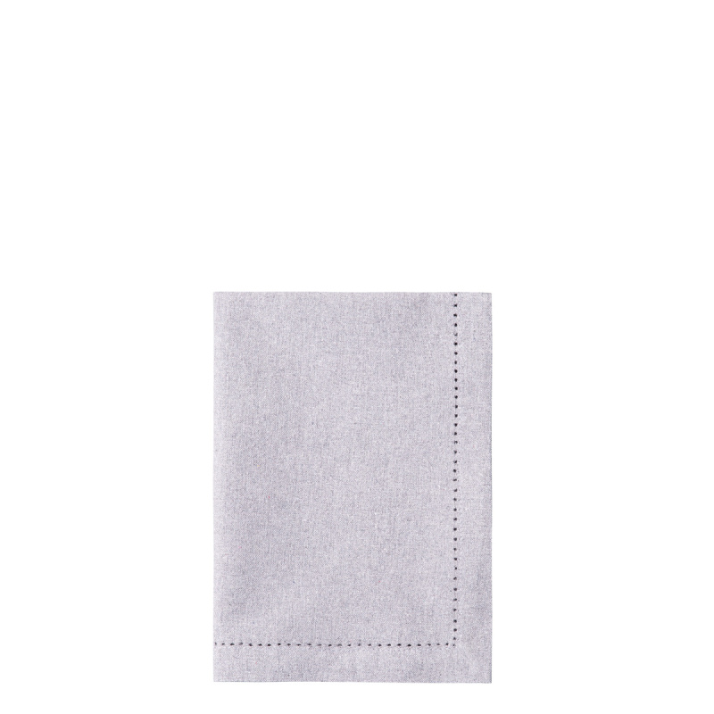 Svetlosivé bavlnené prestieranie 32 x 48 cm 2 ks – Basic Ambiente