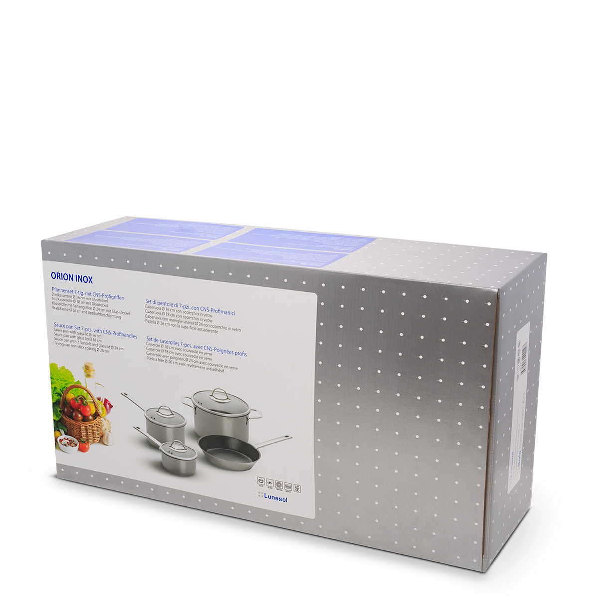 Štartovacia sada hrncov Orion 7 ks Master Chef Lunasol