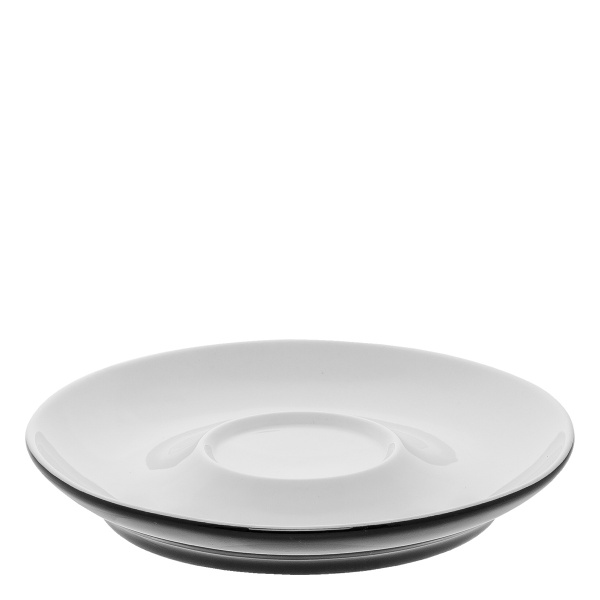 Podšálka na čaj pre jedného 16,5 cm - RGB čierna