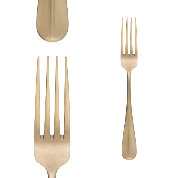 Príborový set 16 ks - Baguette Vintage PVD Champagne Stone Wash