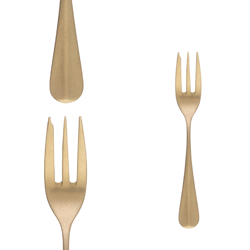 Príborový set 30 ks - Baguette Vintage PVD Champagne Stone Wash