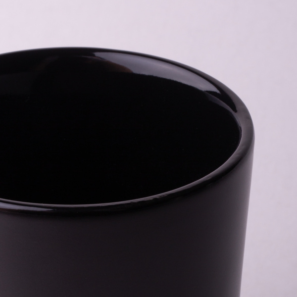 Šálka bez uška čierna 300 ml - Flow