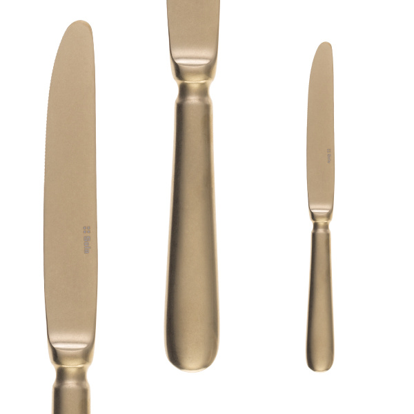 Príborový set 16 ks - Baguette Vintage PVD Champagne Stone Wash