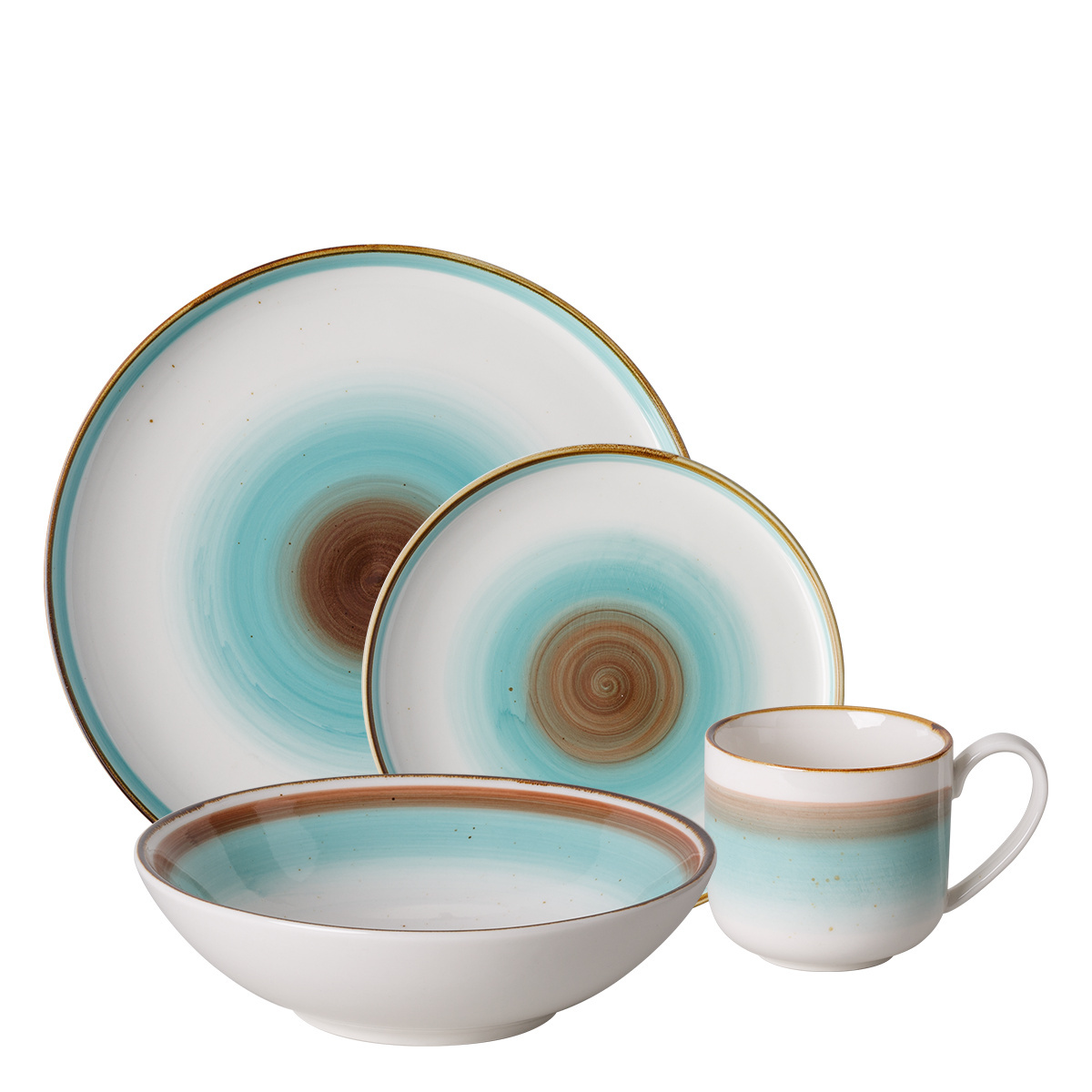 Porcelánový set 16 ks - Gaya RGB Rustico Lunasol
