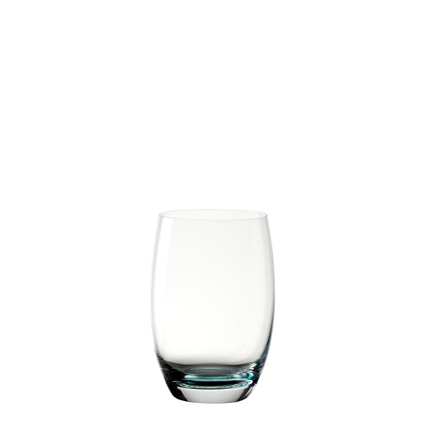 Poháre tumbler 460 ml s tyrkysovým špirálovým dnom 6 ks - Optima Glas Lunasol