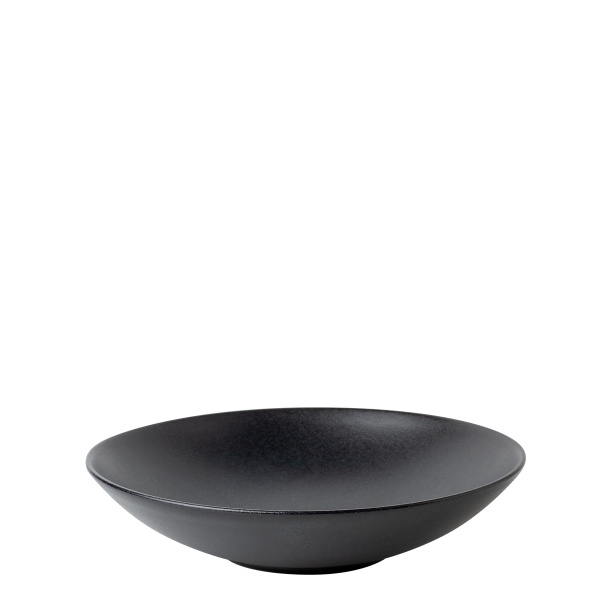 Tanier hlboký 21,5 cm 4 ks - Basic čierny matný