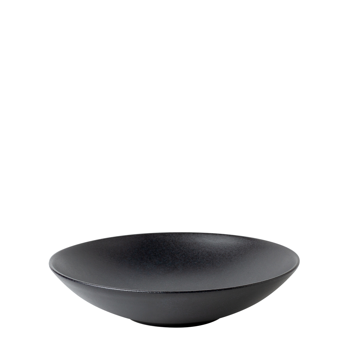 Tanier hlboký 21,5 cm 4 ks - Basic čierny matný