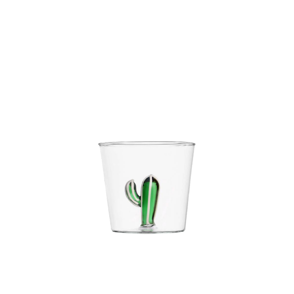 E-shop Pohár so zeleným kaktusom 350 ml