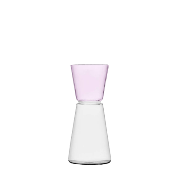 E-shop Karafa ružová/priesvitná 500 ml - Ichendorf