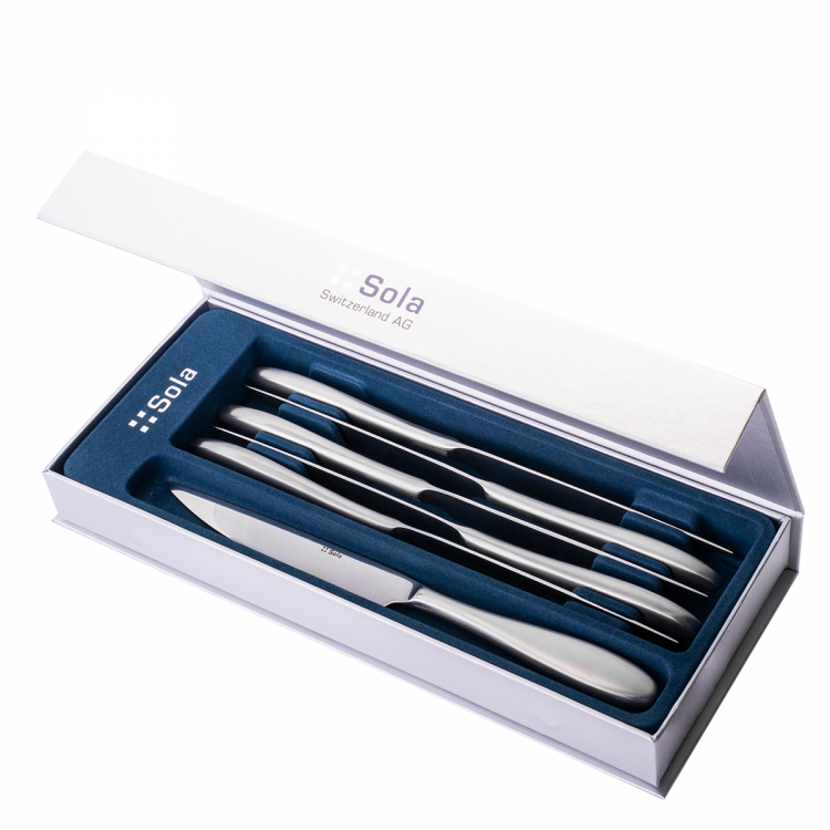 Sola - Steakové nože v magnetickom boxe set 6 ks – Turin (133457)