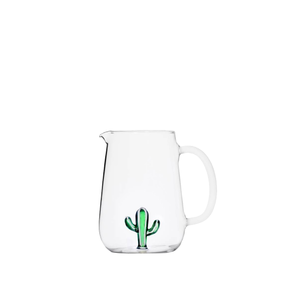 E-shop Džbán so zeleno-bielym kaktusom 1.75 l - Ichendorf