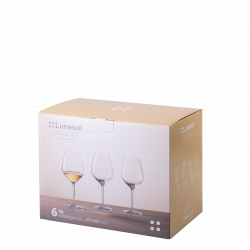Poháre na biele víno 430 ml set 6 ks - Optima Line Glas Lunasol