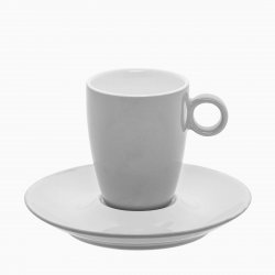 Kávová / čajová podšálka bledosivá 15 cm - RGB