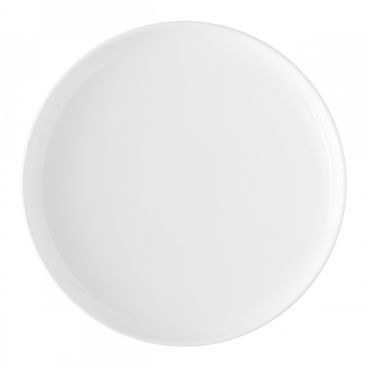 Plytký tanier Coupe biely 28 cm – Flow