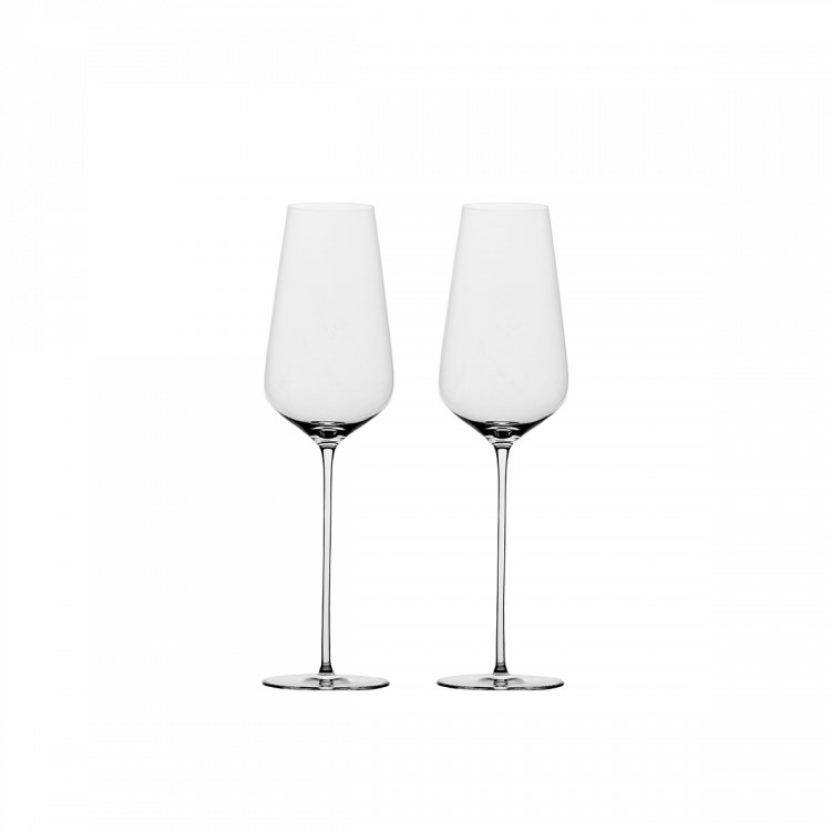 Lunasol - Poháre na šampanské 300 ml set 2 ks - FLOW Glas Platinum Line (321703)
