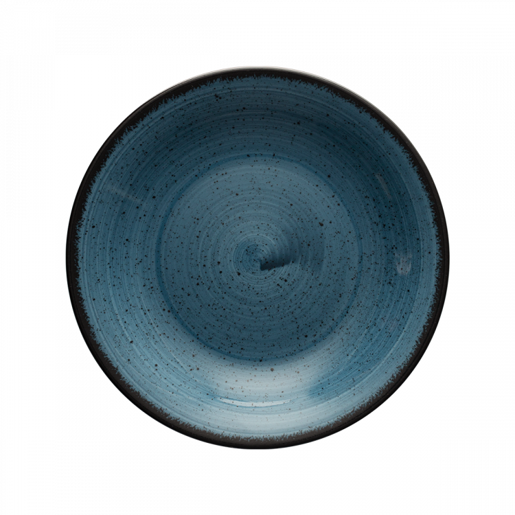 Lunasol - Tanier plytký 25 cm modrý - Hotel Inn Chic farebný (492196)