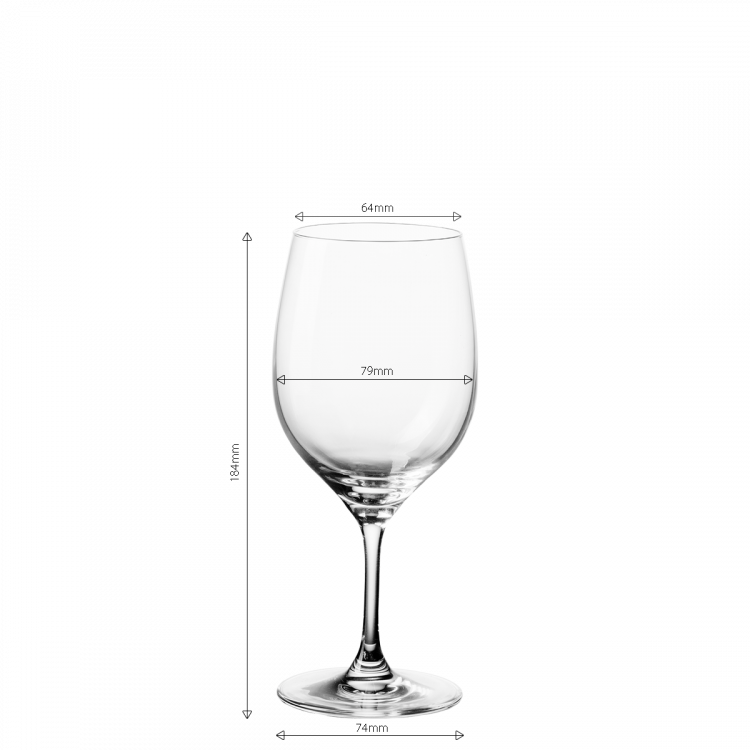 Poháre na biele víno 310 ml set 4 ks - Anno Glas Lunasol META Glass