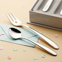 Vidlička na múčnik so srdiečkom 6 ks set - Love Cutlery