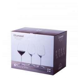 Poháre na červené víno 570 ml set 6 ks - Optima Glas Lunasol