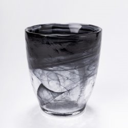 Sklenený set čierny 25 ks - Elements Glass
