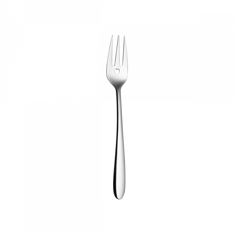 Sola - Vidlička na múčnik so srdiečkom – Love Cutlery (116584WED)