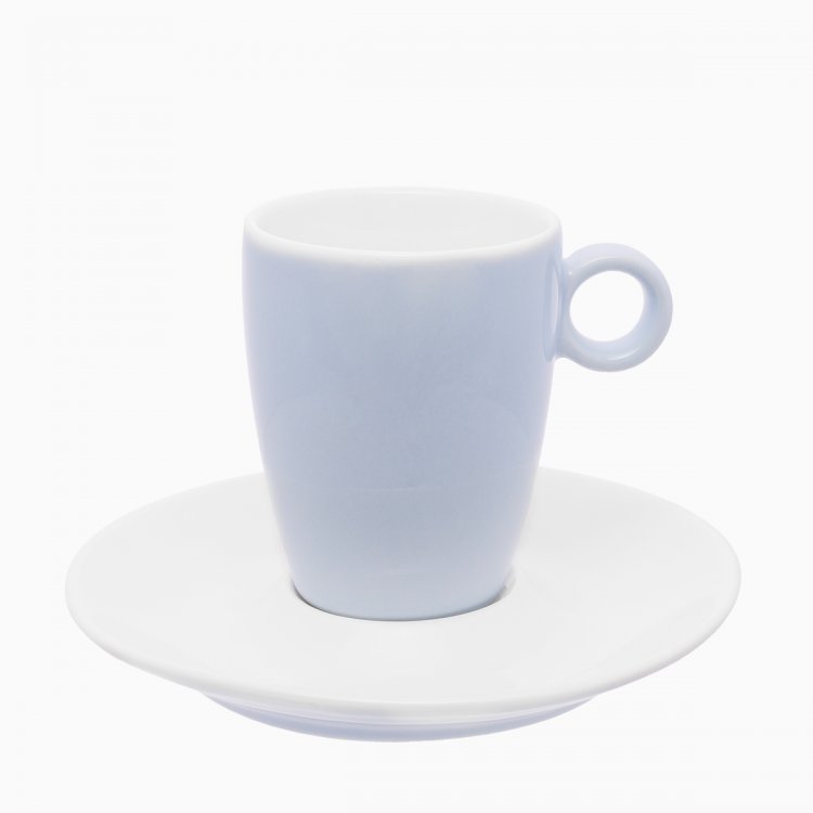 Kávová / čajová podšálka bledomodrá 15 cm – RGB