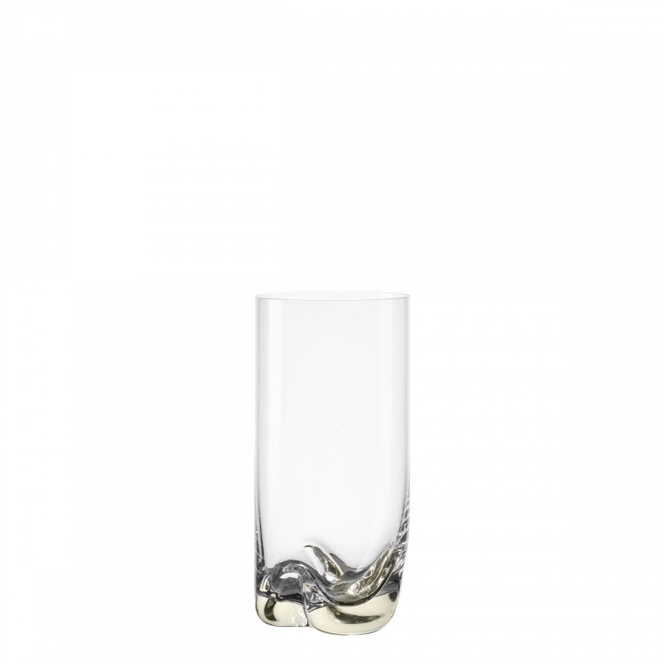 Lunasol - Poháre s béžovým dnom Long drink 350 ml set 6 ks - Anno Glas Lunasol Color (322126)