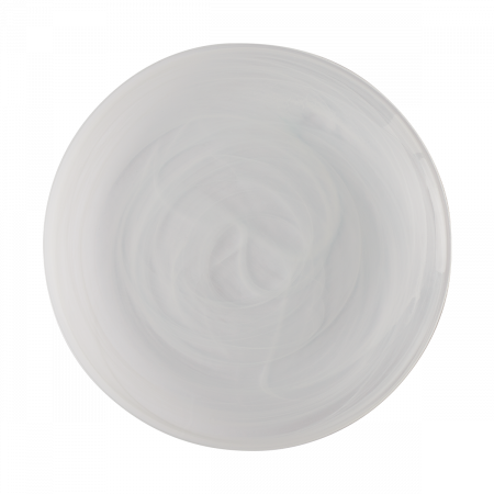 Tanier plytký biely 28 cm - Elements Glass