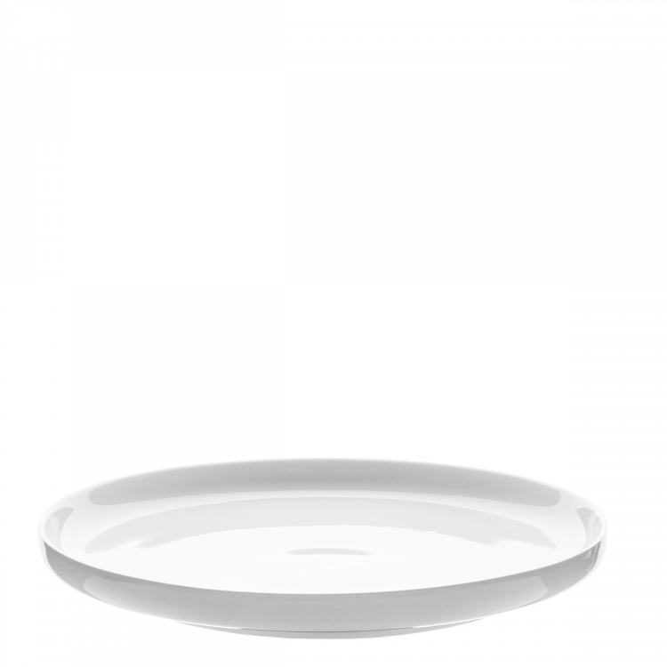 Plytký tanier Coupe biely 28 cm – Flow
