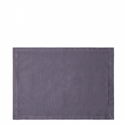 Oceľové sivé bavlnené prestieranie 32 x 48 cm 2 ks – Basic Ambiente