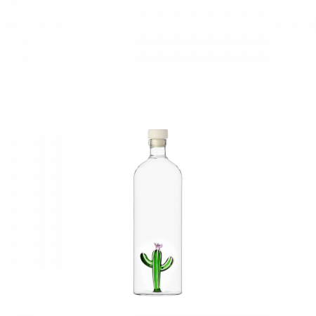 Fľaška s uzáverom so zeleným kaktusom 1.1 l