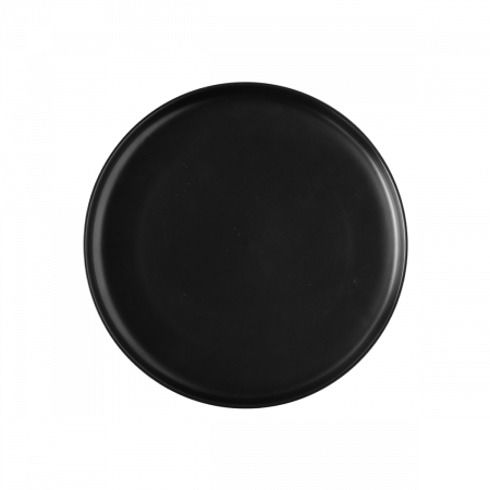 Dezertný tanier Coupe čierny 20 cm – Flow