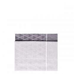 Oceľová sivá kuchynská utierka 50 x 70 cm 2 ks – Basic Ambiente