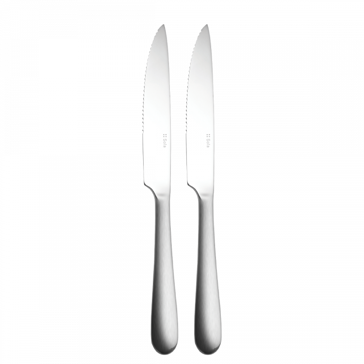 Steakové nože set 2 ks – Alpha Stiel matný