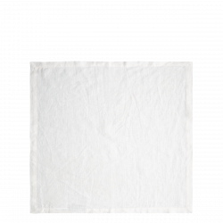 Biele ľanové obrúsky 50 x 50 cm 2 ks - Gaya Ambiente