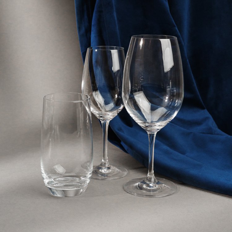 Štartovací set pohárov do domácnosti 18 ks - BENU BASIC PREMIUM Glas Lunasol