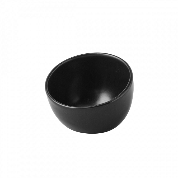 Lunasol - Čierna miska Flow Eco – 9 cm (452053)